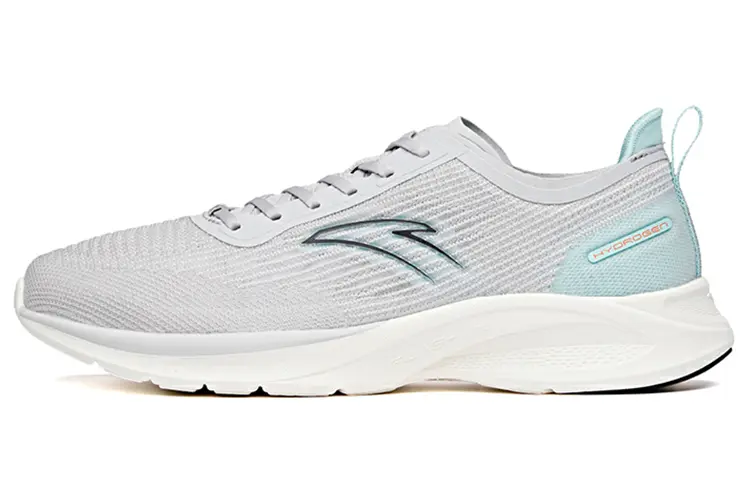 Anta Shock Absorbers Slip Resistant Abrasion Resistant Breathable Low top Running Shoes Men's Gray