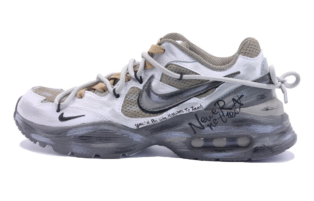Nike Air Max Fusion Anti-Slip Wear-Resistant Low-Top Casual Running Shoes Women's Gray