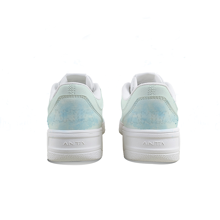 Anta Relaxed Slip Resistant Shock Absorbers With Abrasion Resistant Properties Low Top Skateboard Shoes Unisex Cyan купить в интернет-магазине Yoocart с быстрой доставкой по России.