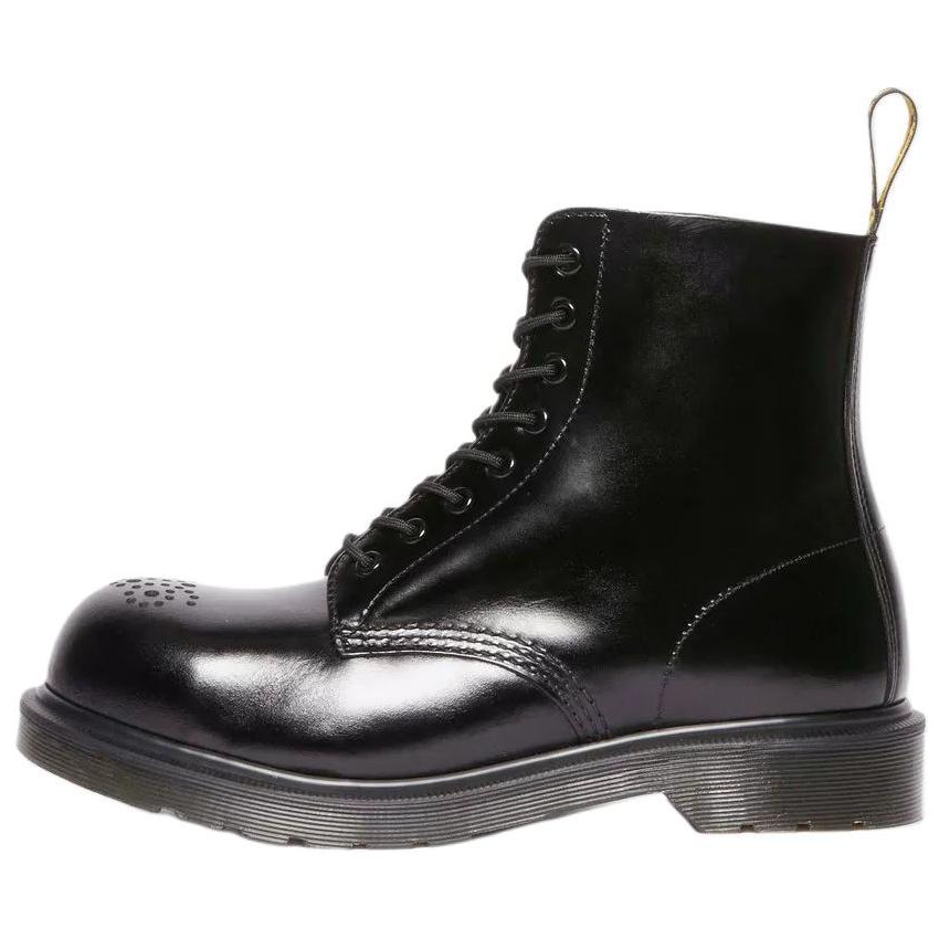 Dr. Martens 1460 Analine Leather Steel Toe Boots Black