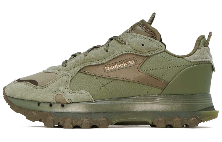 Reebok Classic Leather Cardi B Hunter Green Women's