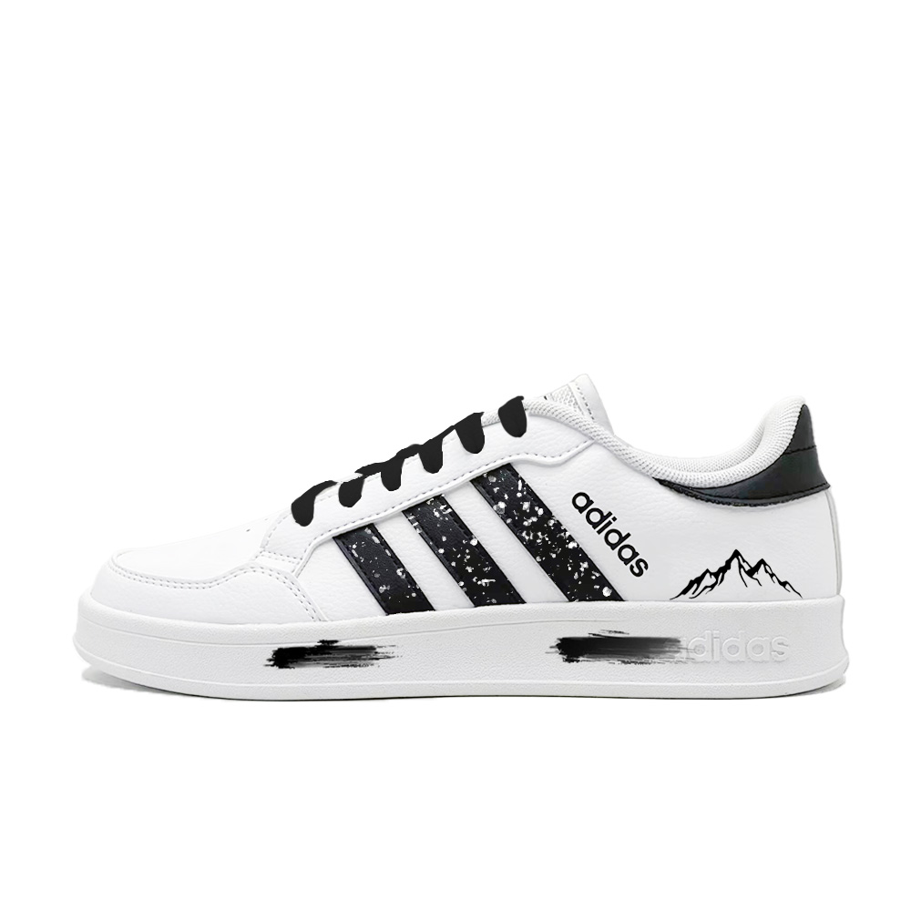 Adidas Neo Breaknet Abrasion Resistant Low Top Skateboard Shoes Men's Black