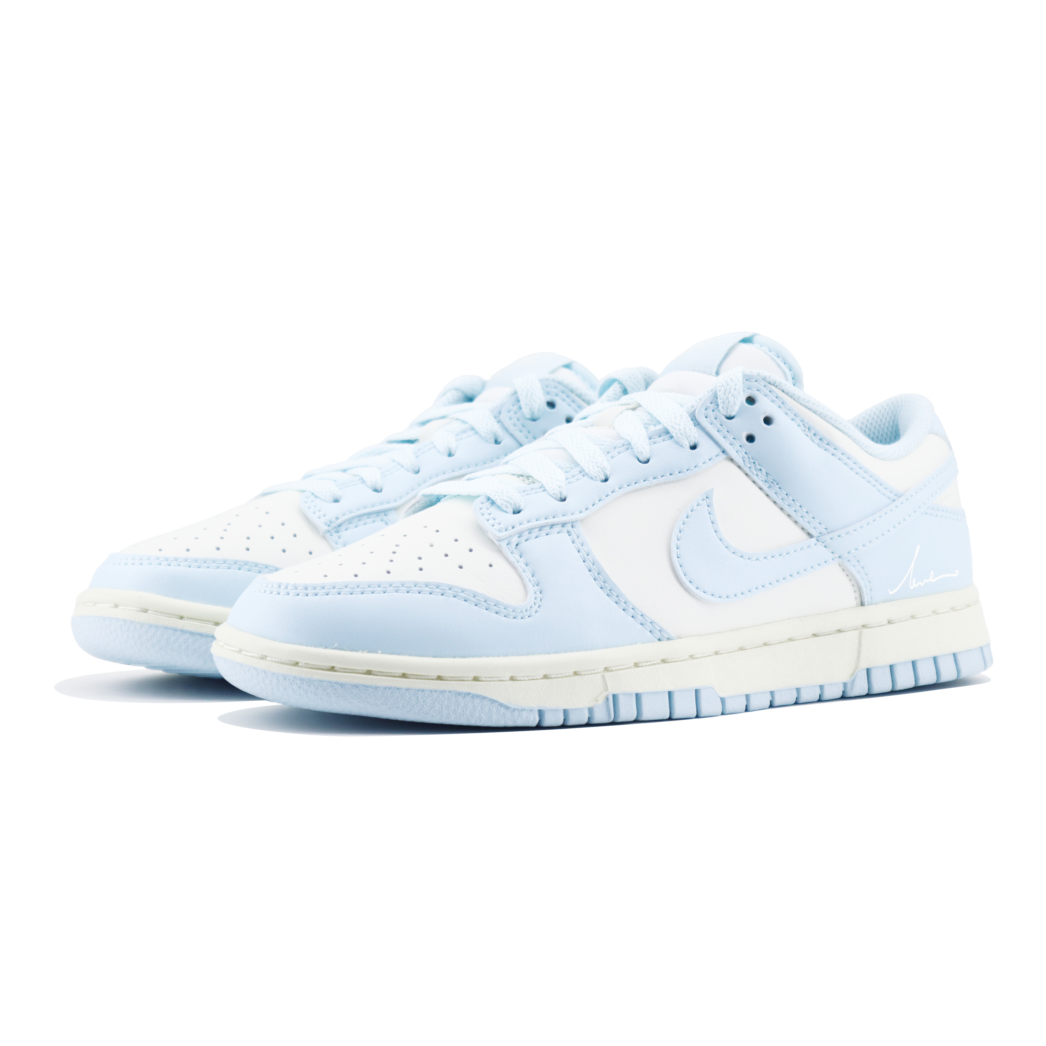 Nike Dunk LOW LOVE Anti Slip Wear Resistant Low Top Skateboard Shoes Unisex Blue White купить в интернет-магазине Yoocart с быстрой доставкой по России.