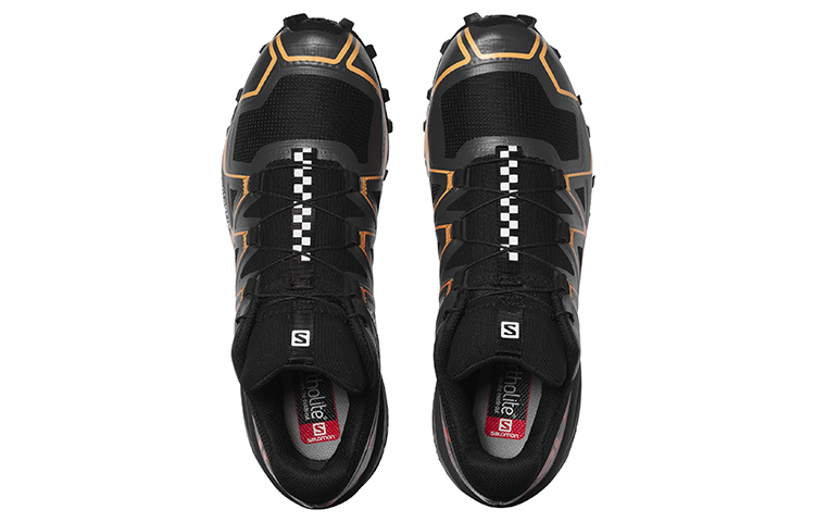 SALOMON Speedcross Offroad Abrasion Resistant Low Top Running Shoes Unisex Black Red