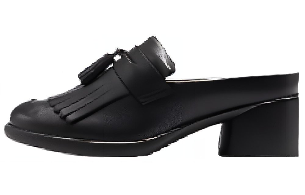 Ecco Wrap-toe Slippers 5.5cm Women's Black