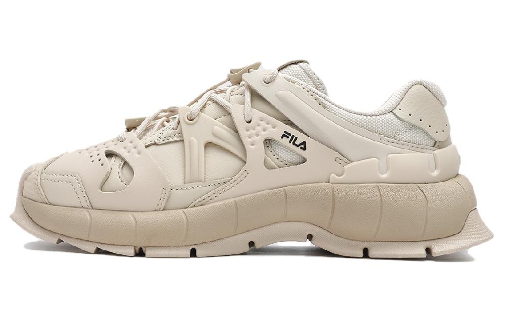 FILA INSETTO Wear-Resistant Low-Top Chunky Sneakers Women's Beige
