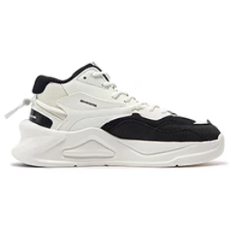 361° Anti Slip Wear Resistant Mid Top Skateboard Shoes Women's White Black купить в интернет-магазине Yoocart с быстрой доставкой по России.