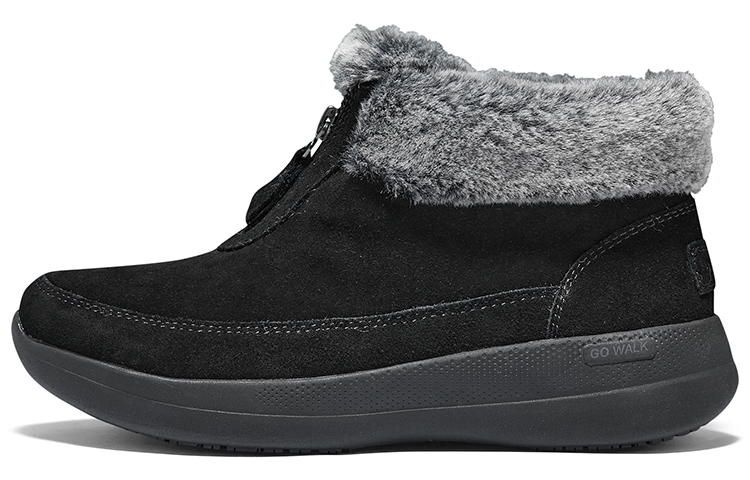 Skechers GO WALK Stability Durable Cushioning Knee-High Snow Boots Women's Black