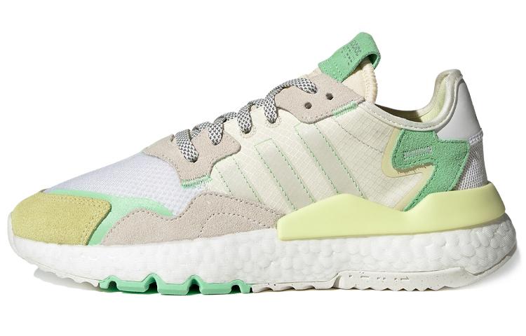Adidas Originals Nite Jogger 'White Yellow Green' Women's