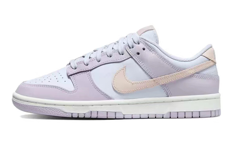 Nike Dunk Low 'Atmosphere Pink' Low top Skateboard Shoes Women's White Purple купить в интернет-магазине Yoocart с быстрой доставкой по России.