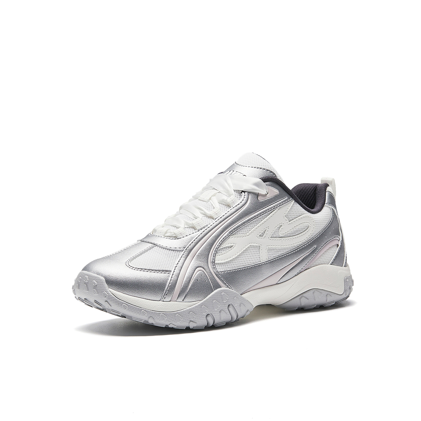 Anta Palpitating Low top Casual Shoes Women's Silver White