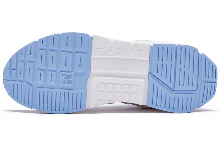 361° Slip Resistant, Abrasion Resistant, Thermal Coverage Low Top Sports Casual Shoes Women's White Blue