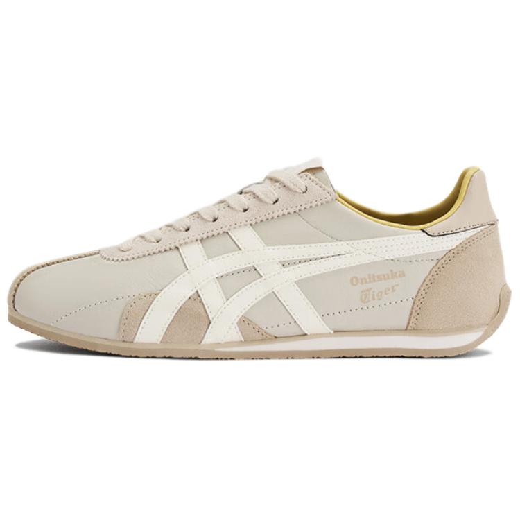 Onitsuka Tiger Runspark Anti-Slip And Wear-Resistant Lightweight Low-Top Casual Shoes Unisex Beige