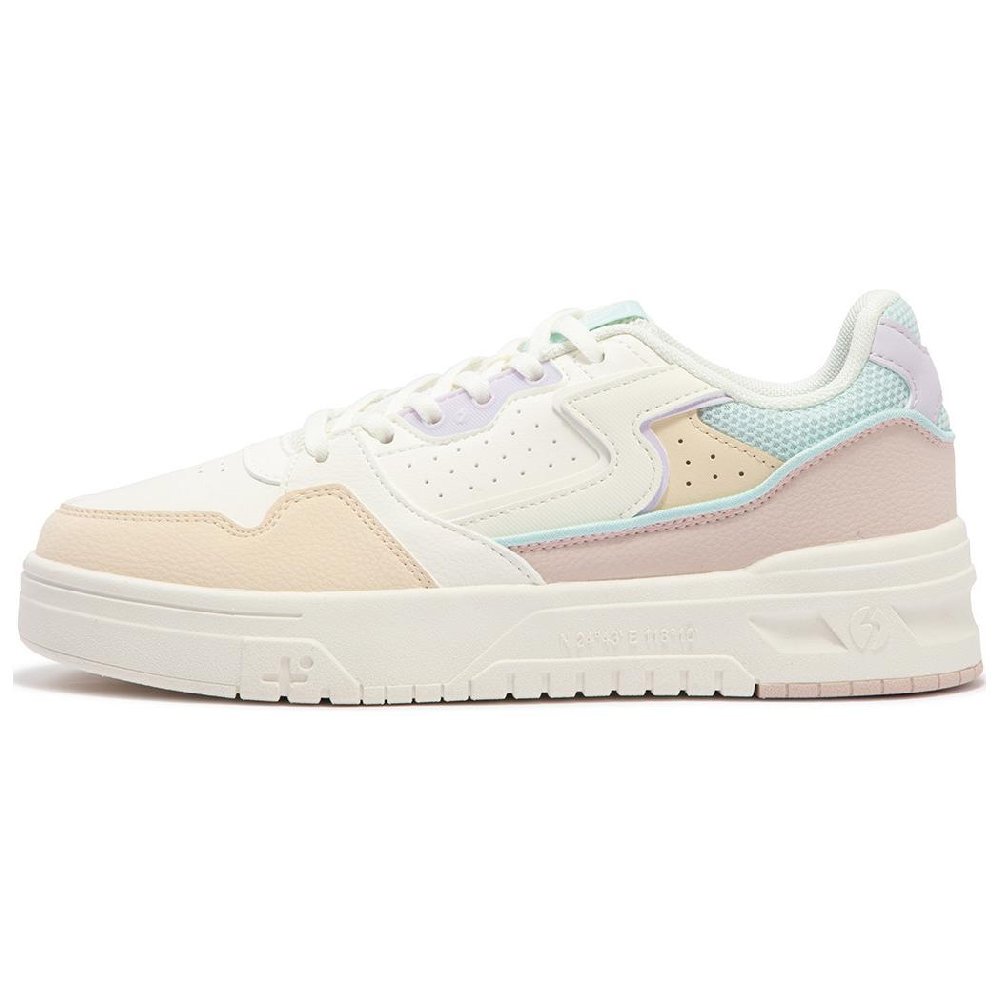 361° Slip-Resistant Cushioning Wear-Resistant Low-Top Skateboard Shoes Women's White Pink