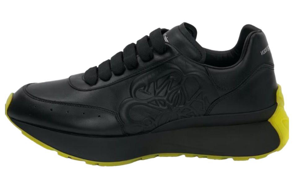 Alexander McQueen Sprint Runner Black Yellow