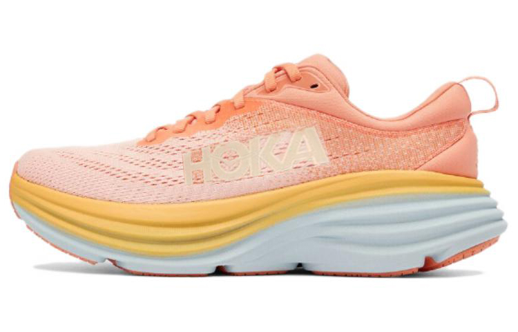 HOKA ONE ONE Bondi 8 Shell Coral Peach Parfait Women's
