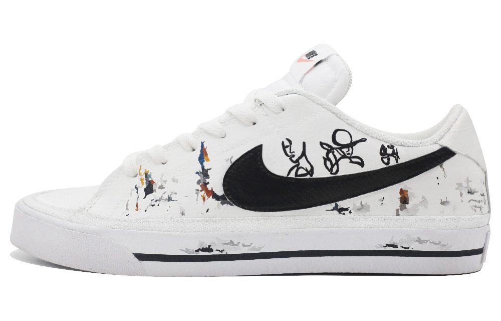 Nike Court Legacy Skateboard Shoes Men Low-Top White