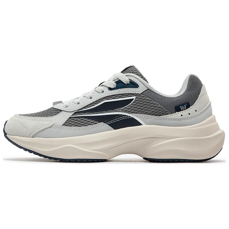 361° Anti-Slip Wear-Resistant Low-Top Casual Shoes Men's Gray Black