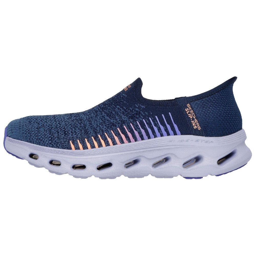 Skechers Slip Ins Anti-Slip Wear-Resistant Low-Top Casual Shoes Women's Blue