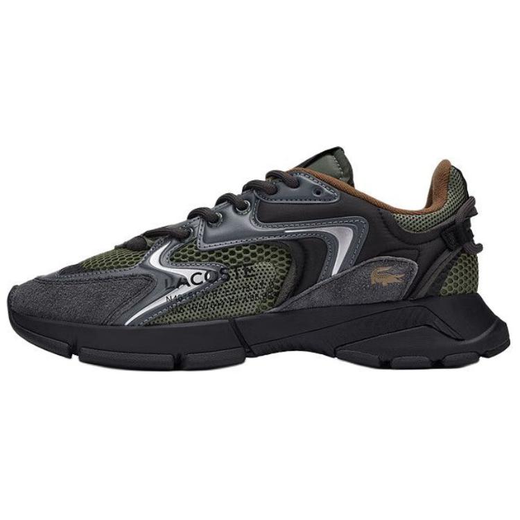 LACOSTE Slip-Resistant Low-Top Casual Shoes Men's Black