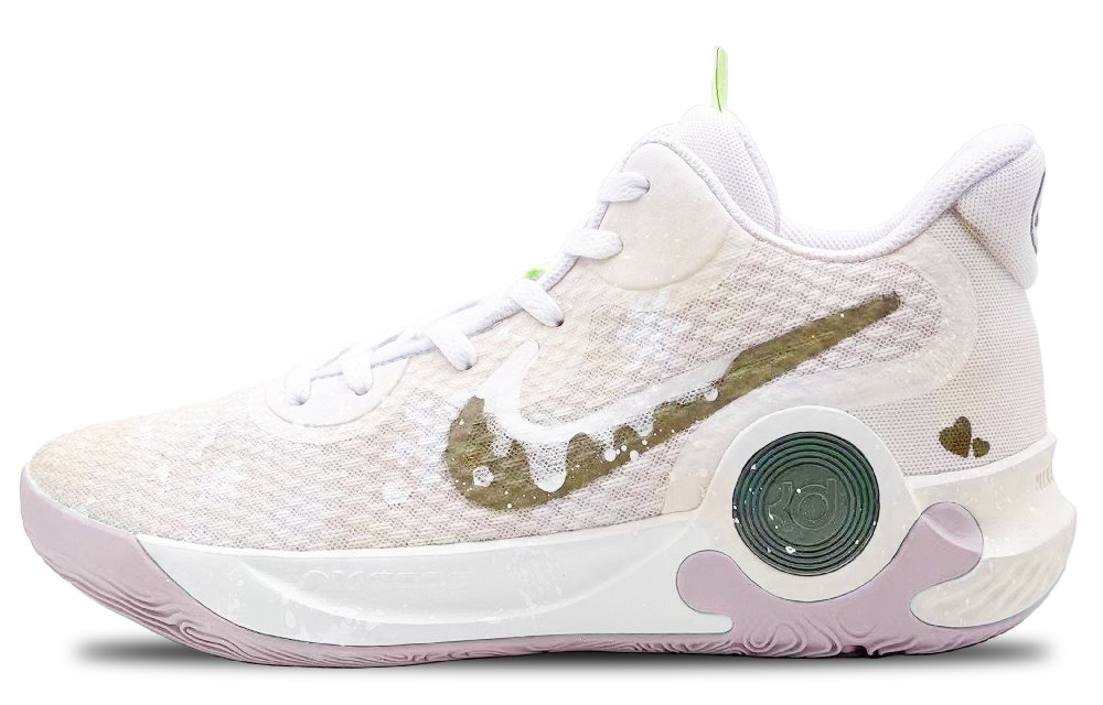 Nike KD Trey 5 IX Mid Top Vintage Basketball Shoes Unisex White