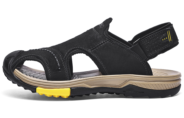 Jeep Beach Sandals Men Black