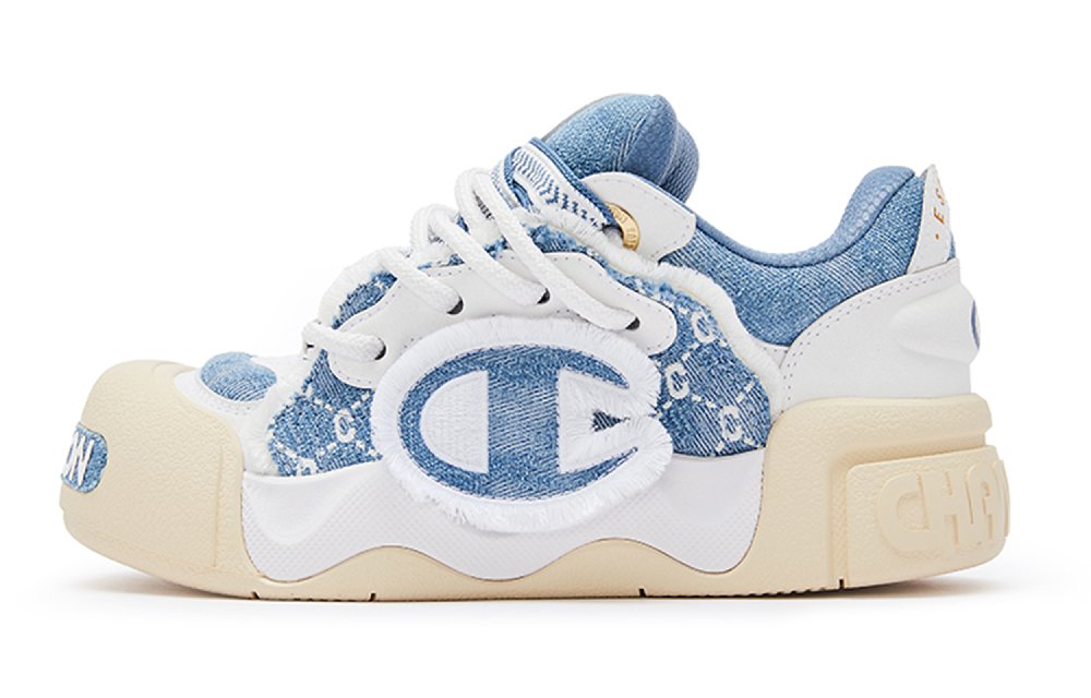 Champion AutoSkate V1 Low Top Skateboard Shoes Women's Blue