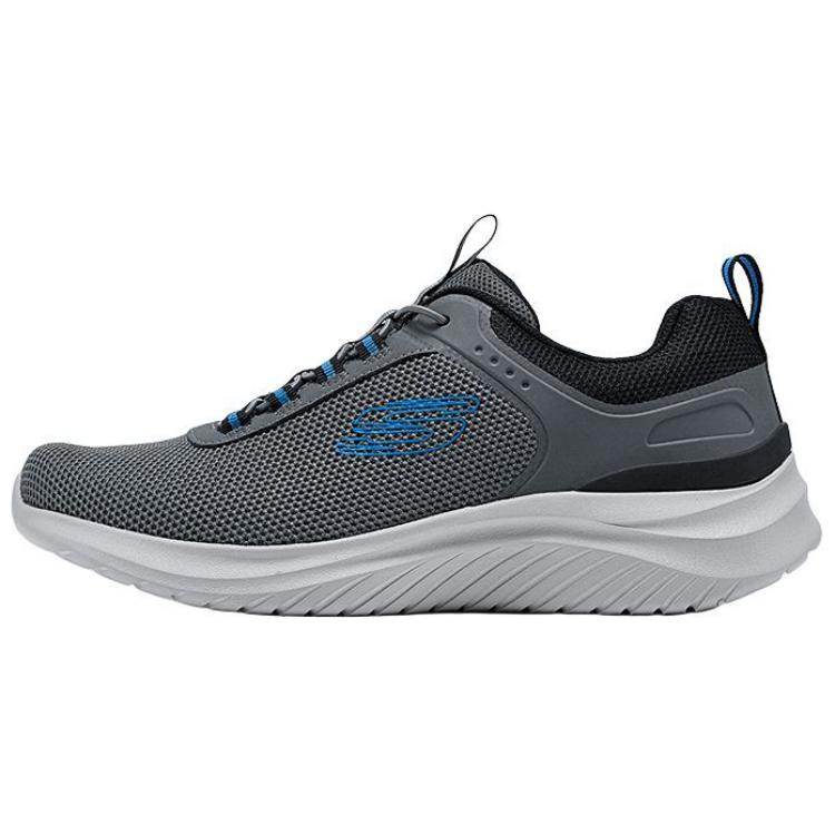 Skechers Low Top Casual Running Shoes Men's Gray Black купить в интернет-магазине Yoocart с быстрой доставкой по России.