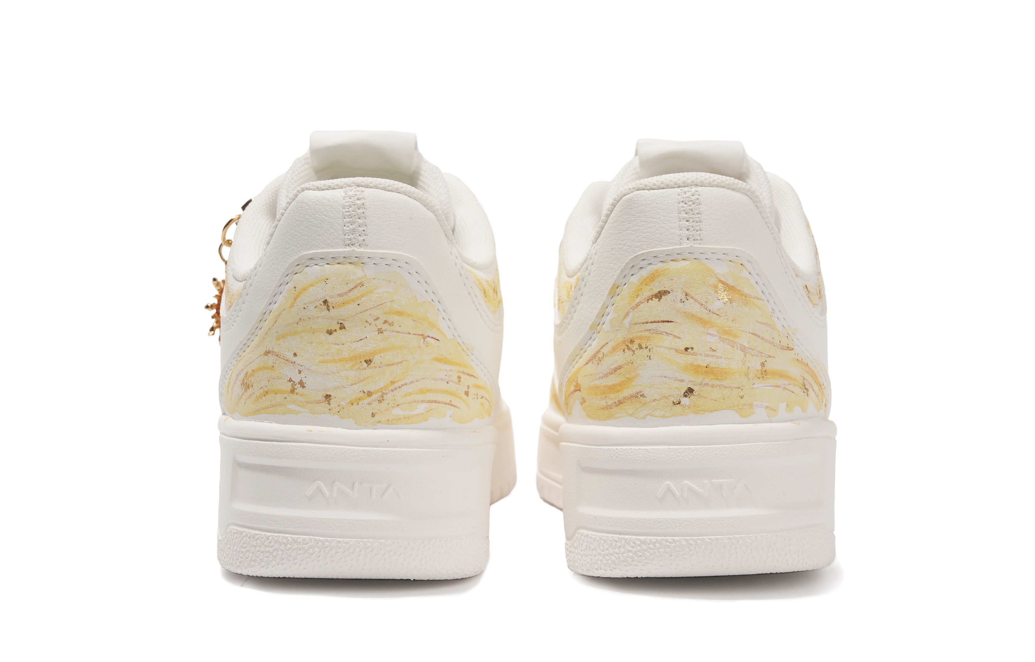 Anta Relaxed Cushioning, Wear Resistant Low Top Skateboard Shoes Men's Gold купить в интернет-магазине Yoocart с быстрой доставкой по России.