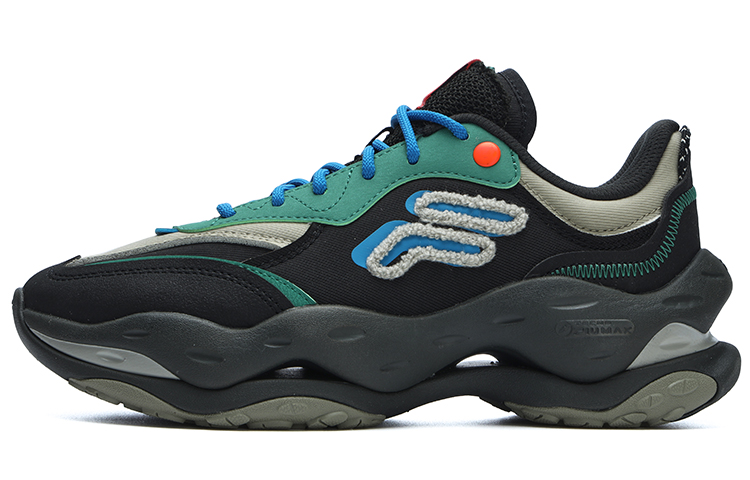 FILA FUSION Bianco 2 Sneakers 'Black Green Blue' Women's