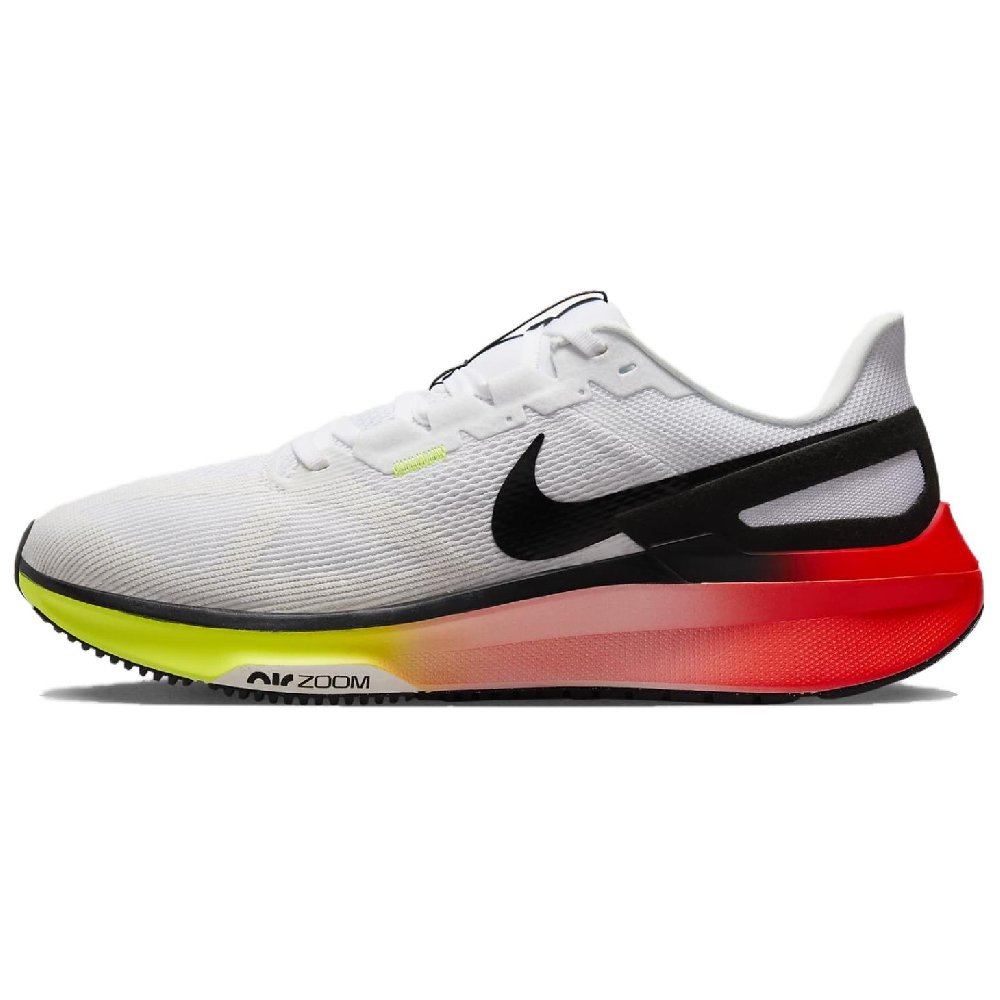 Nike Structure 25 White Bright Crimson Volt Black