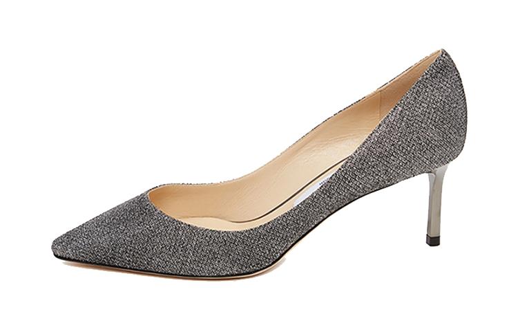 Jimmy Choo ROMY Slim Heel High Heels Women's Silver