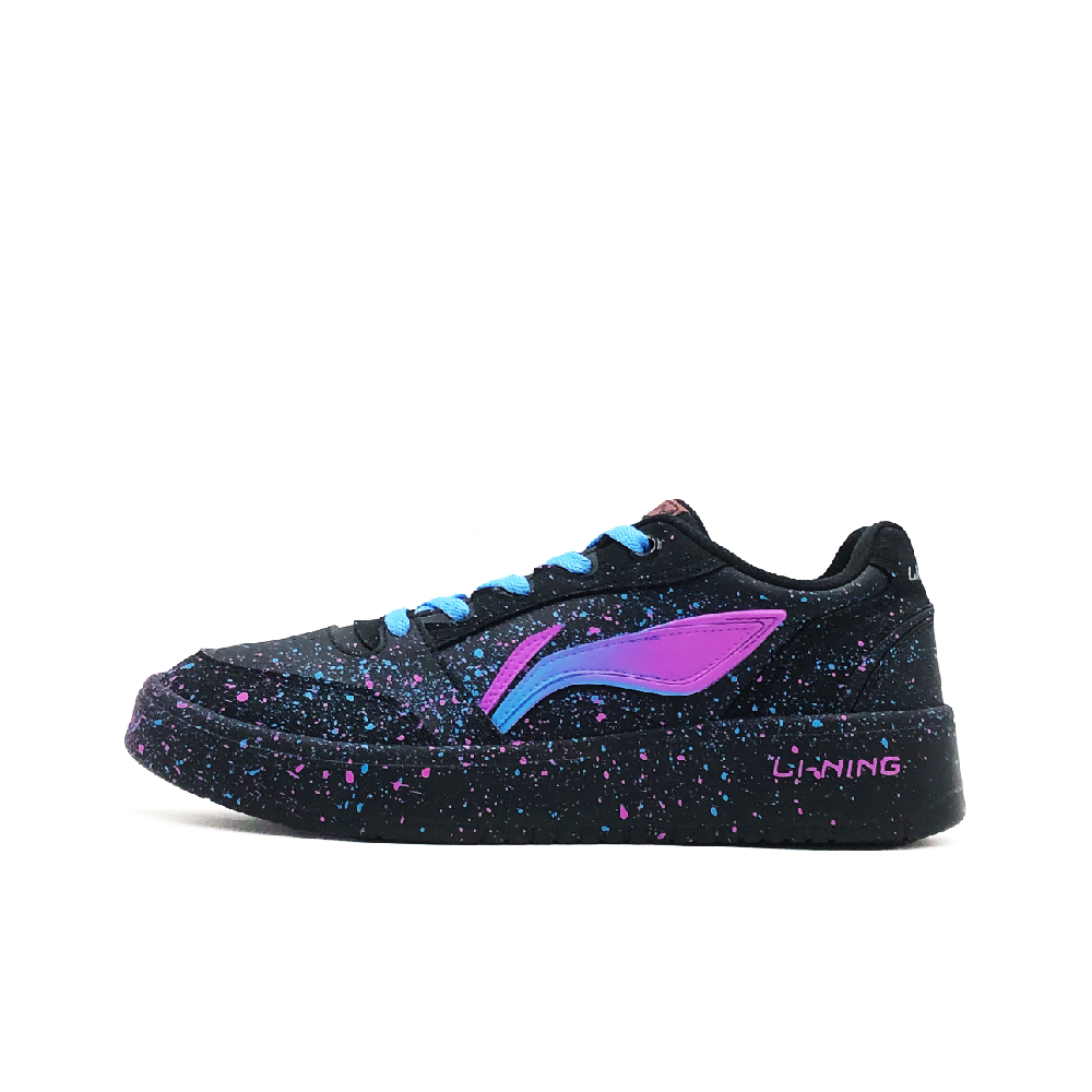 LiNing Yuanbao V3 Abrasion Resistant Balance Low Top Skateboard Shoes Men's Black Blue Purple