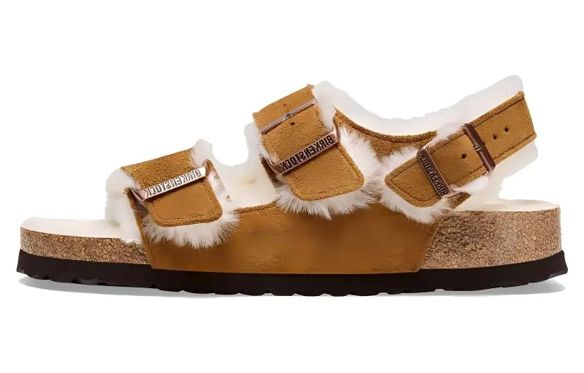 Birkenstock Milano Buckled Suede Sandals Women's