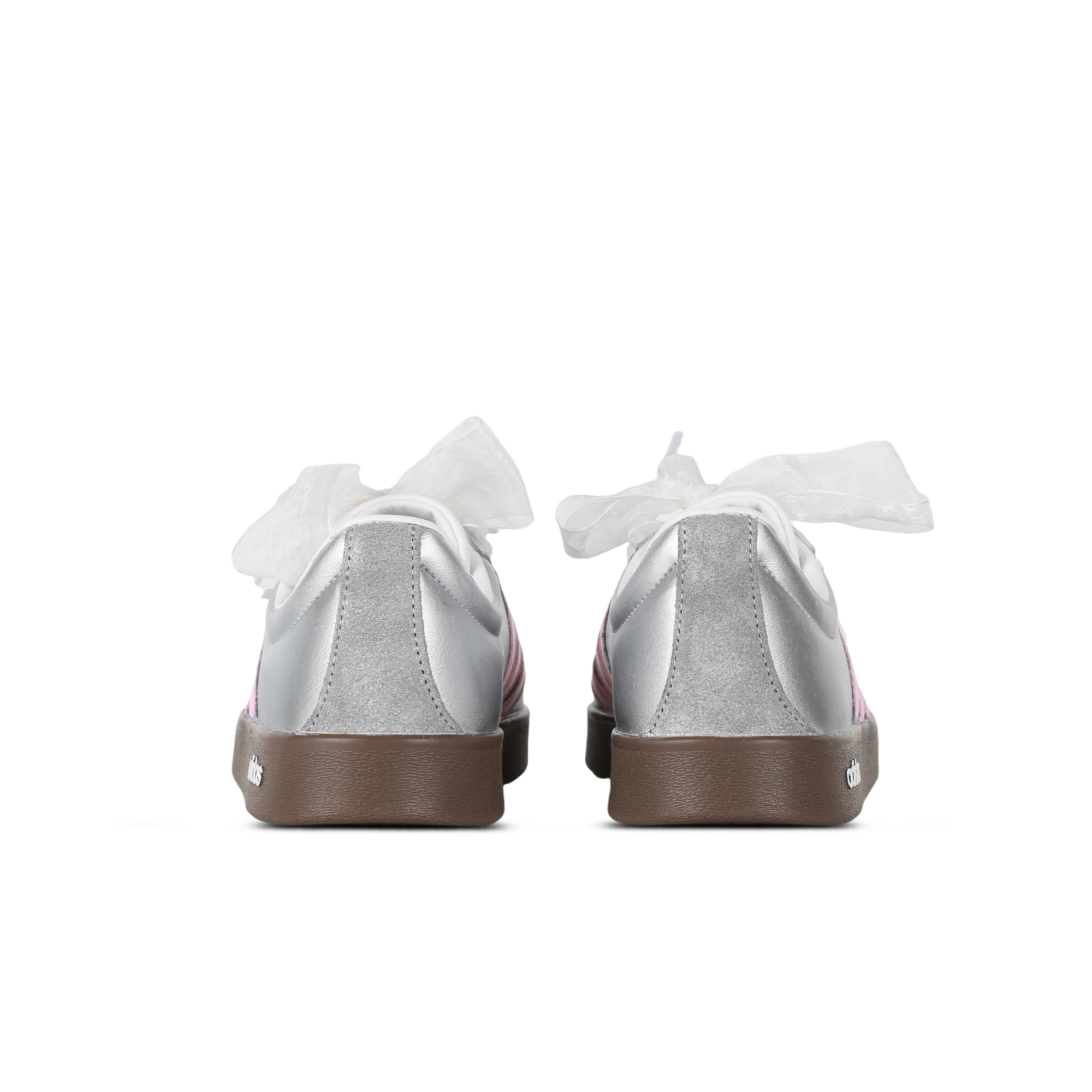 Adidas Neo VL Court 2.0 Dream Ballet Anti-Slip Wear-Resistant Low-Top Skateboard Shoes Unisex Silver Pink купить в интернет-магазине Yoocart с быстрой доставкой по России.