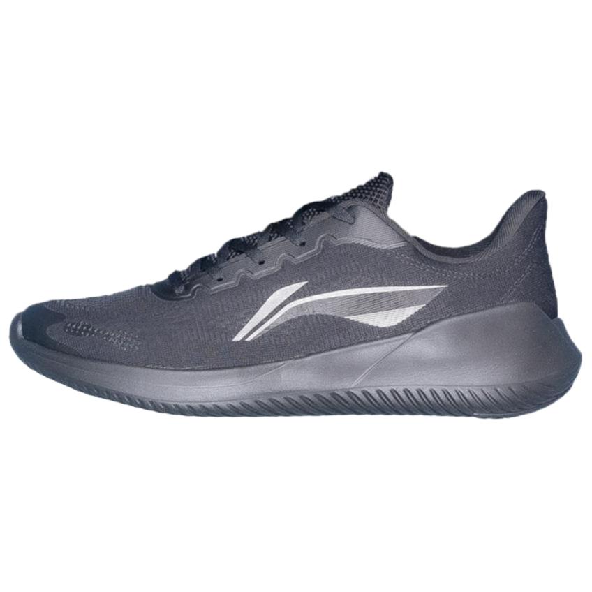LiNing Cushioned Wear-Resistant Breathable Low-Top Running Shoes Men's Black