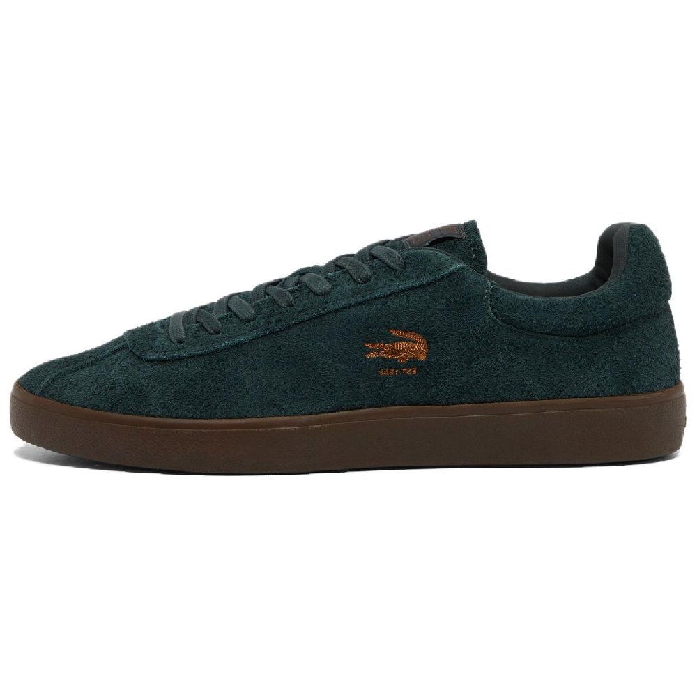 LACOSTE Baseshot Low Top Skateboard Shoes Men's Dark Green