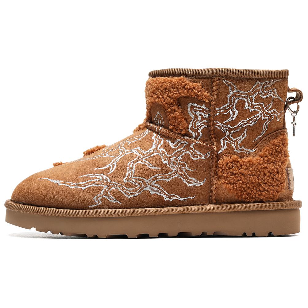 UGG CLASSIC MINI Hand-Drawn Thorn-Covered Short Level 3 Category Women's Chestnut купить в интернет-магазине Yoocart с быстрой доставкой по России.