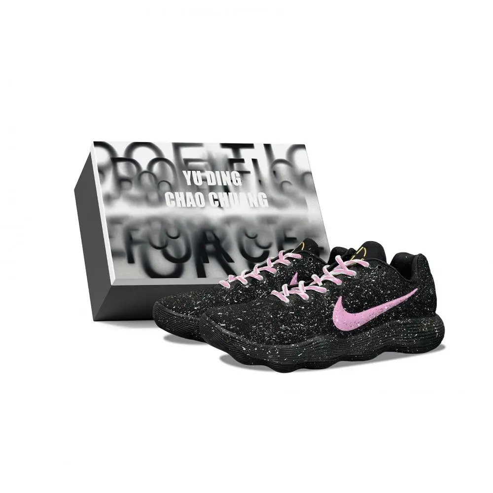 Nike Hyperdunk 2017 Basketball Shoes Unisex Low top Pink