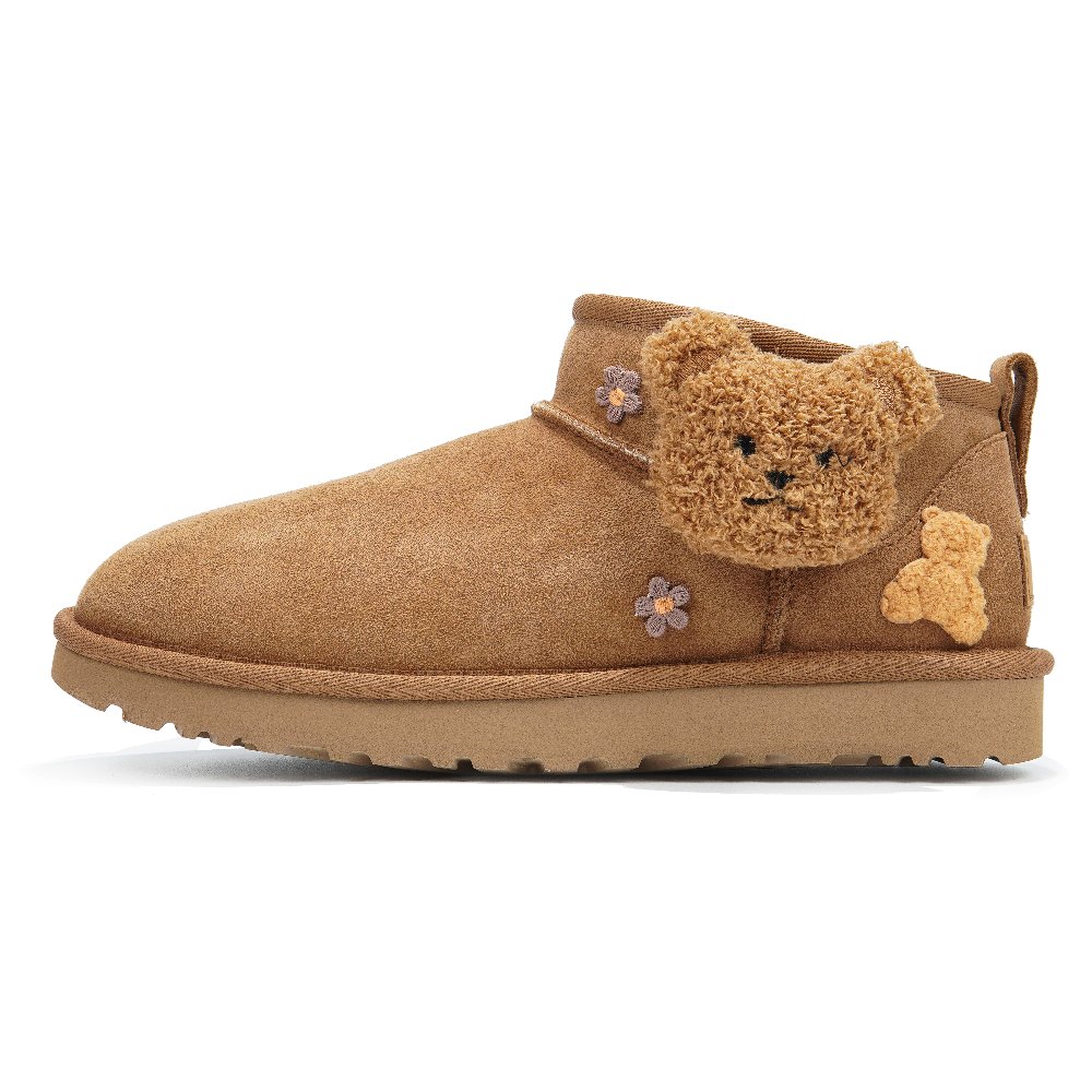 UGG CLASSIC MINI Ankle Length Snow Boots Women's Chestnut Brown