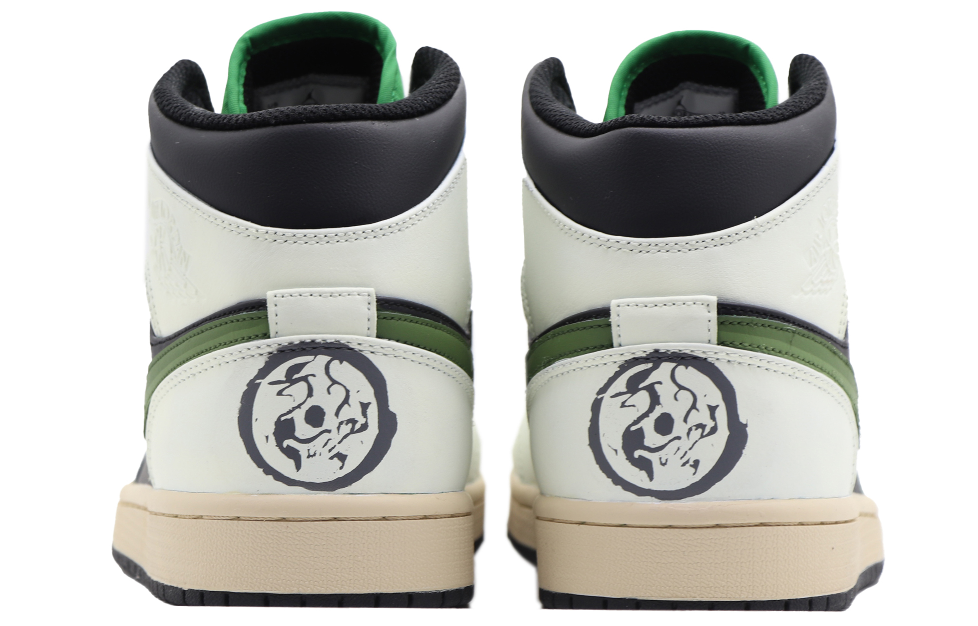Jordan Air Jordan 1 High Top Vintage Basketball Shoes Men's Black Green купить в интернет-магазине Yoocart с быстрой доставкой по России.