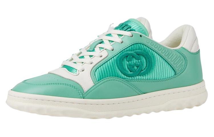 GUCCI Women's MAC80 Leather Sneaker Turquoise