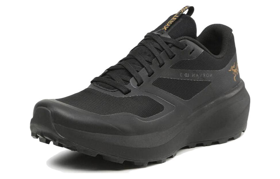 Arcteryx Norvan Abrasion-Resistant Low-Top Running Shoes Unisex Black