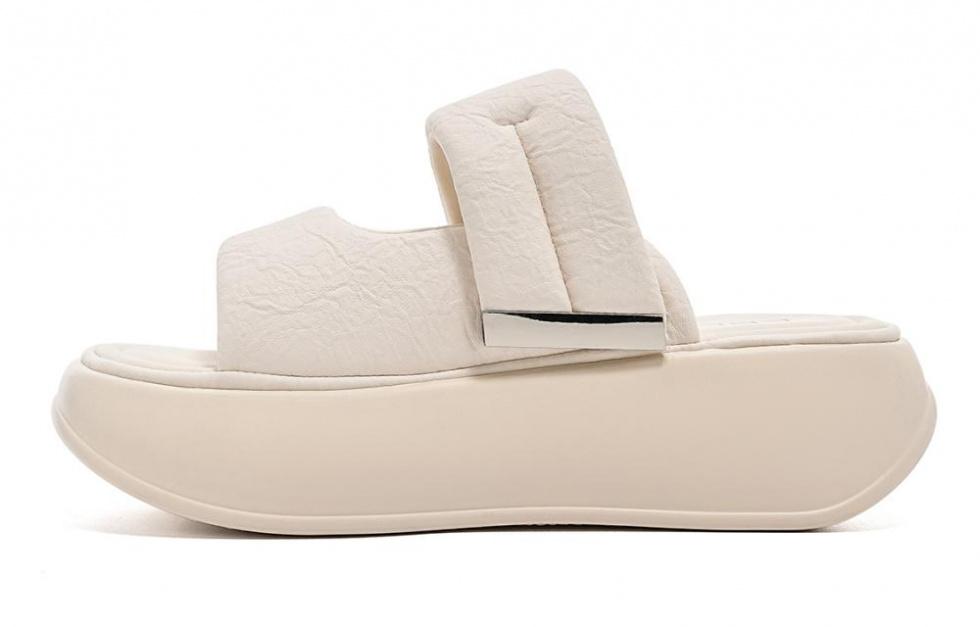 EBLAN Quiet Slide Slippers Women's Beige