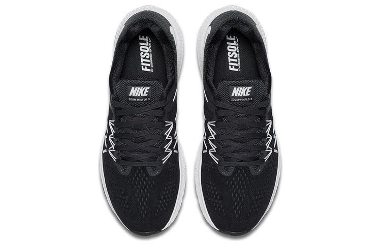 Nike Air Zoom Winflo 3 'Black White' Women's купить в интернет-магазине Yoocart с быстрой доставкой по России.