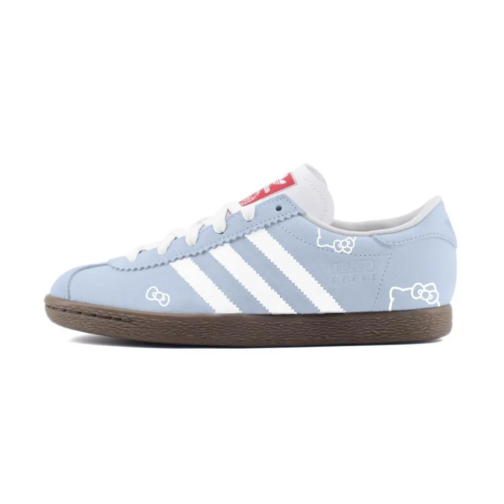 Adidas Originals Stadt Cute Kitten Abrasion Resistant Low top Skateboard Shoes Unisex Blue