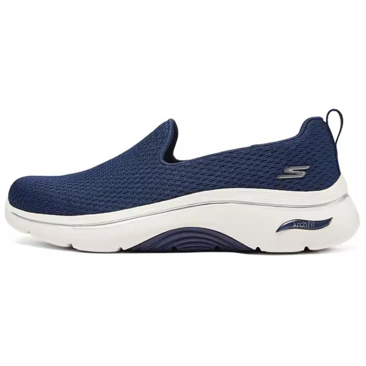 Skechers Women's GO WALK Low Top Casual Shoes Women's Blue White