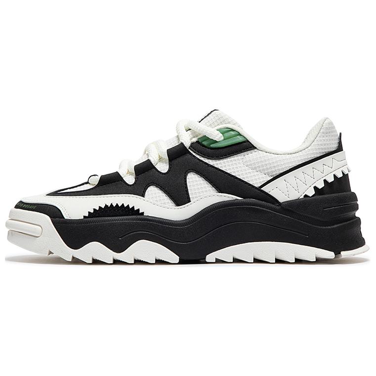 361° Anti-Slip Wear-Resistant Low-Top Skateboard Shoes Men's Black White