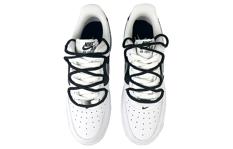 Nike Air Force 1 Cushioning Wear-Resistant Low-Top Skateboard Shoes Men's Black White купить в интернет-магазине Yoocart с быстрой доставкой по России.