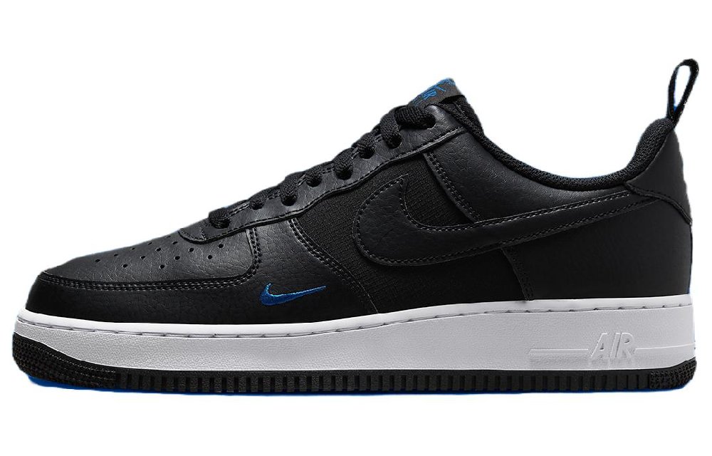 Nike Air FORCE 1 Кроссовки для скейтбординга Низкие Черные Мужские